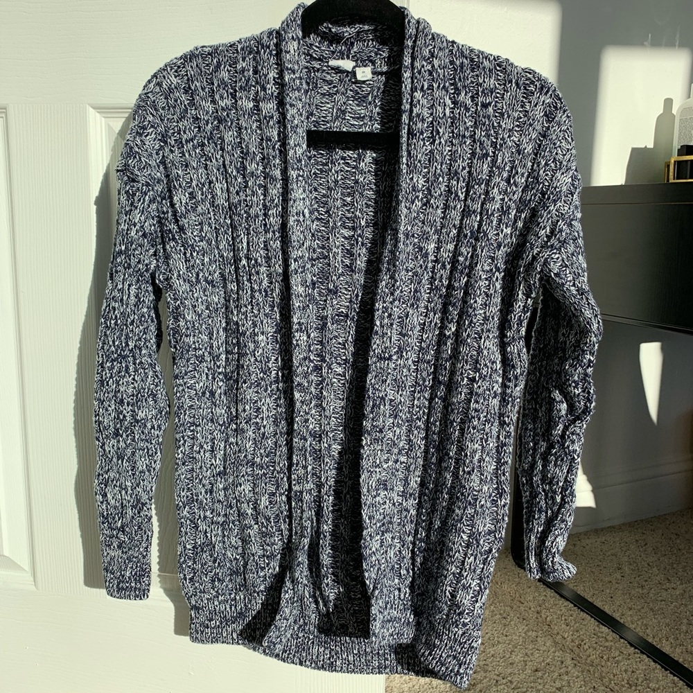 Marked Blue Cardigan
